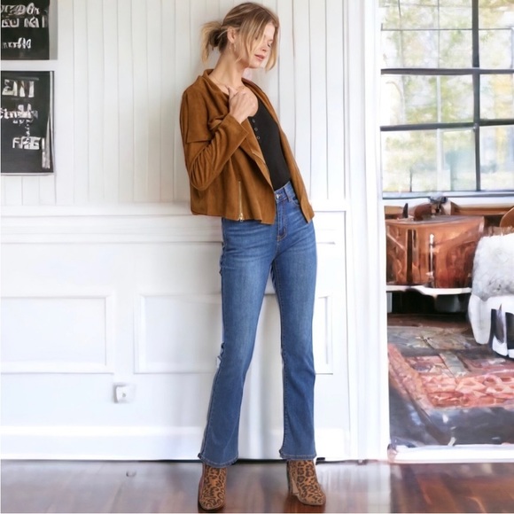 🔥HOST PICK SHENANDOAH SUEDE ZIP MOTO JACKET SIZES 🔥🔥🔥 - Picture 3 of 7